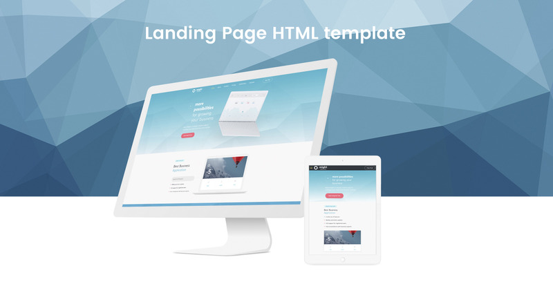 Könnte - empfindliche HTML-Landingpage-Vorlage für Webanwendungen - Eigenschaften Bild 2