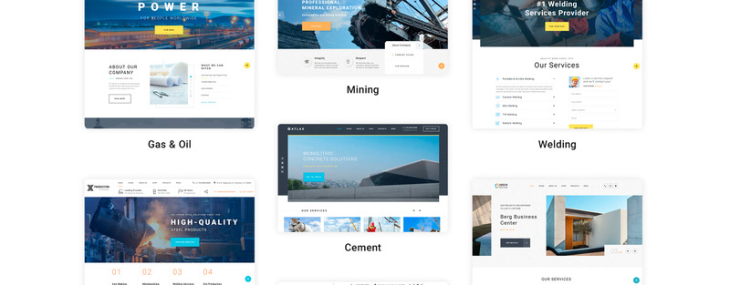 Dynamics - Industrielle mehrseitige HTML5-Website-Vorlage - Eigenschaften Bild 3
