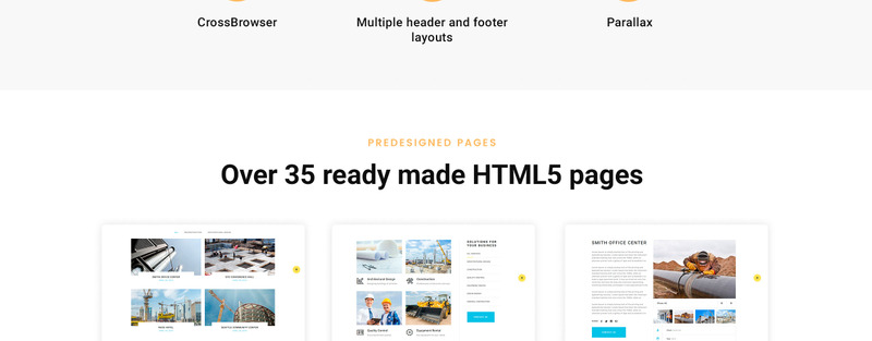 Dynamics - Industrielle mehrseitige HTML5-Website-Vorlage - Eigenschaften Bild 6
