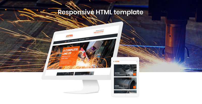 Acél – Fémgyártóipari Bootstrap 5 webhelysablon - Features Image 2