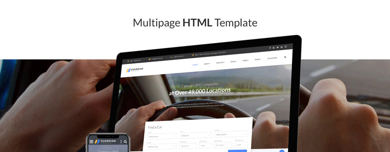 Guardian - Responsive Car Rental Company Çok Sayfalı HTML Web Sitesi Şablonu - Features Image 1
