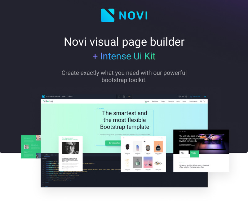 Багатоцільовий Intense - № 1 HTML Bootstrap шаблон веб-сайту - Features Image 2