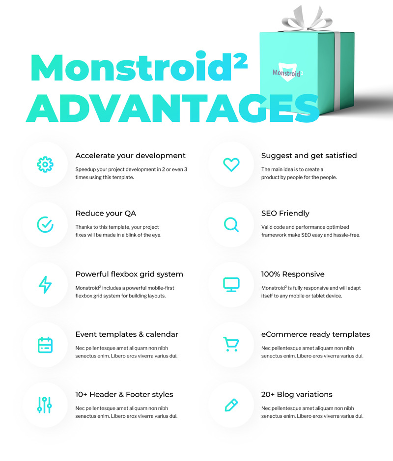 Monstroid2 - Multifunctionele premium HTML5-websitesjabloon - Features Image 5