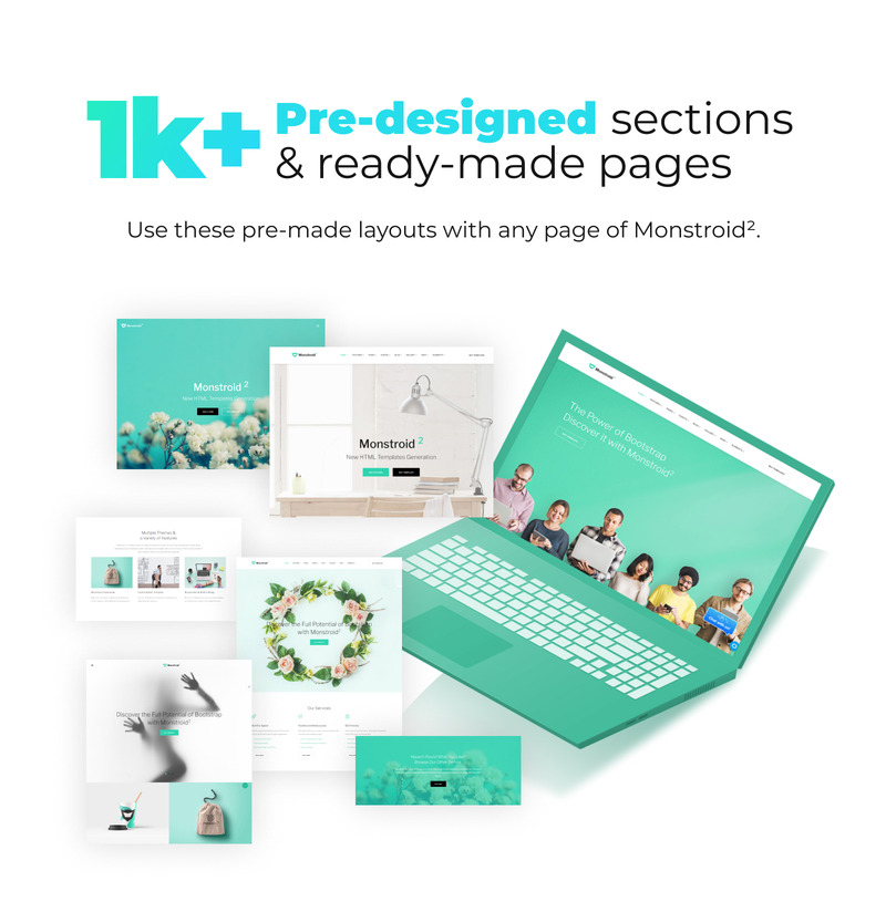 Monstroid2 - Multifunctionele premium HTML5-websitesjabloon - Features Image 3
