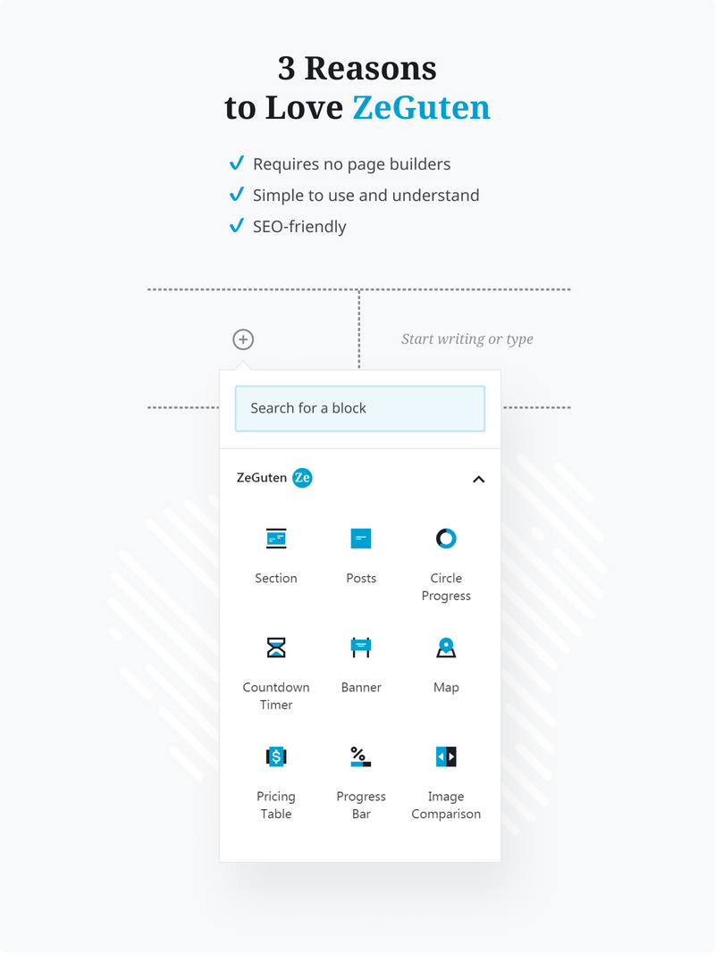 ZeGuten Gutenberg Plugin to Build a Competitive Website - Features Image 7