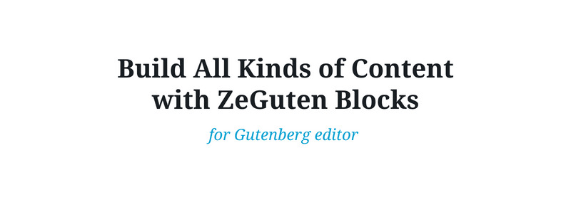 ZeGuten Gutenberg Plugin to Build a Competitive Website - Features Image 9
